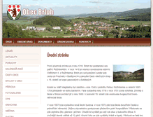 Tablet Screenshot of obecbrloh.cz